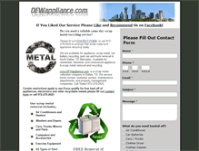 Tablet Screenshot of dfwappliances.com